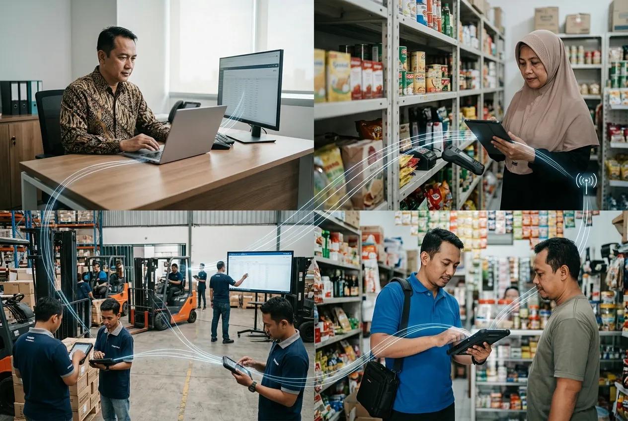 Alur Data dalam Distribusi: Dari Principal, Distributor, Sales, hingga Outlet