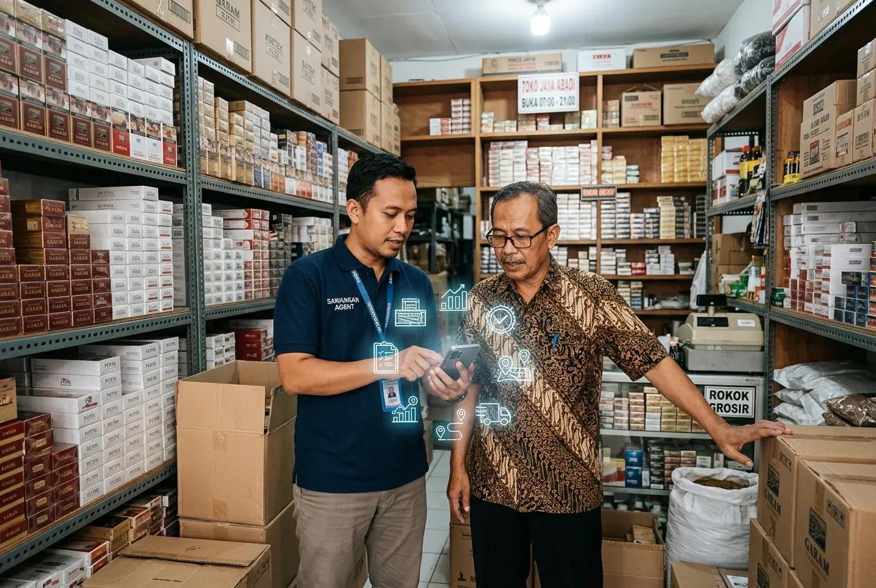 aplikasi distributor rokok