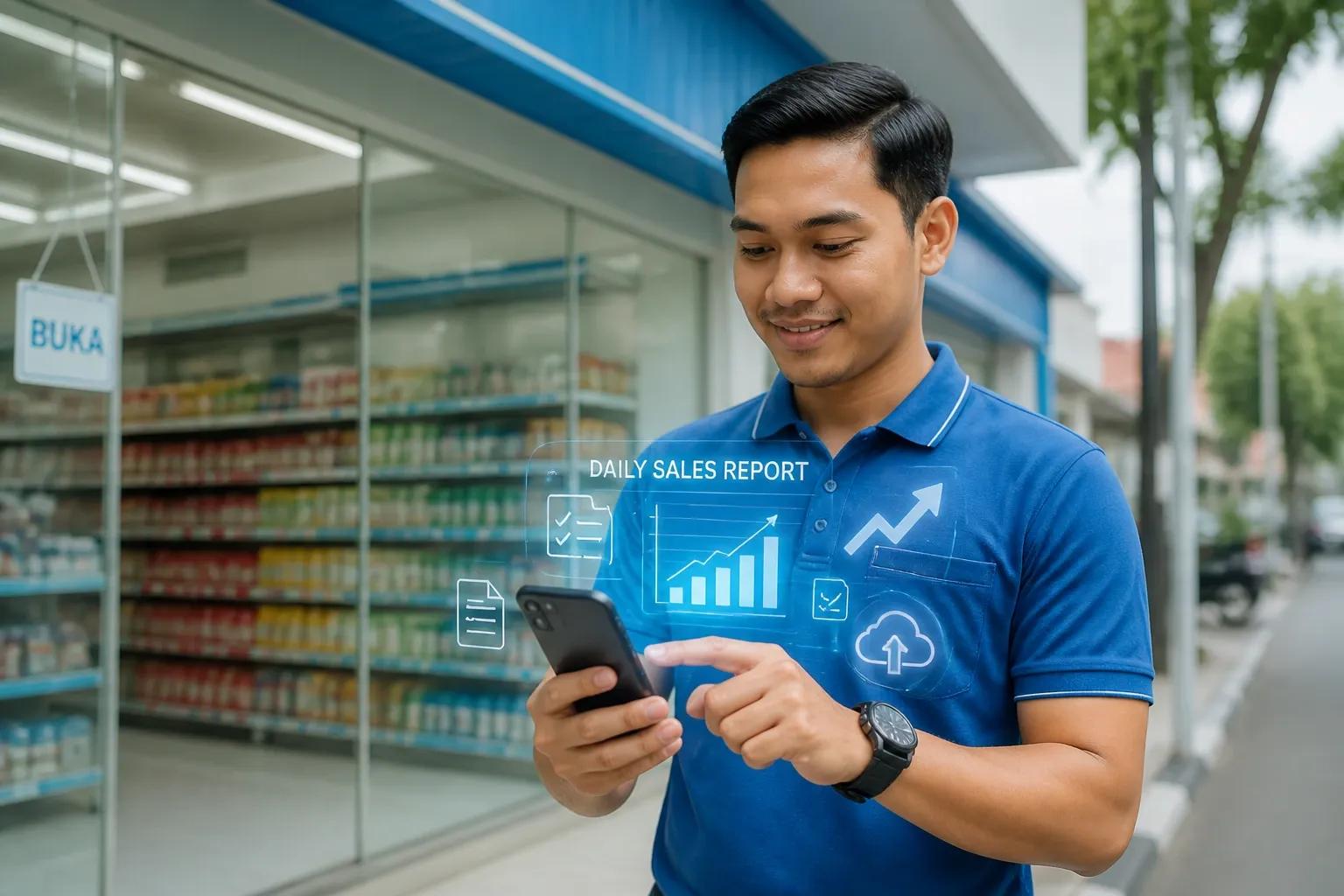 daily sales report software in fmcg
